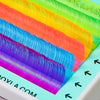 Velvet Mink 0.05 Lashes Single Lengths Tray - Neon Rainbow